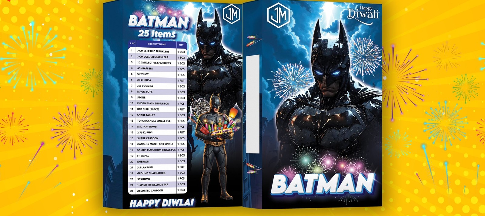 BATMAN 25 ITMES