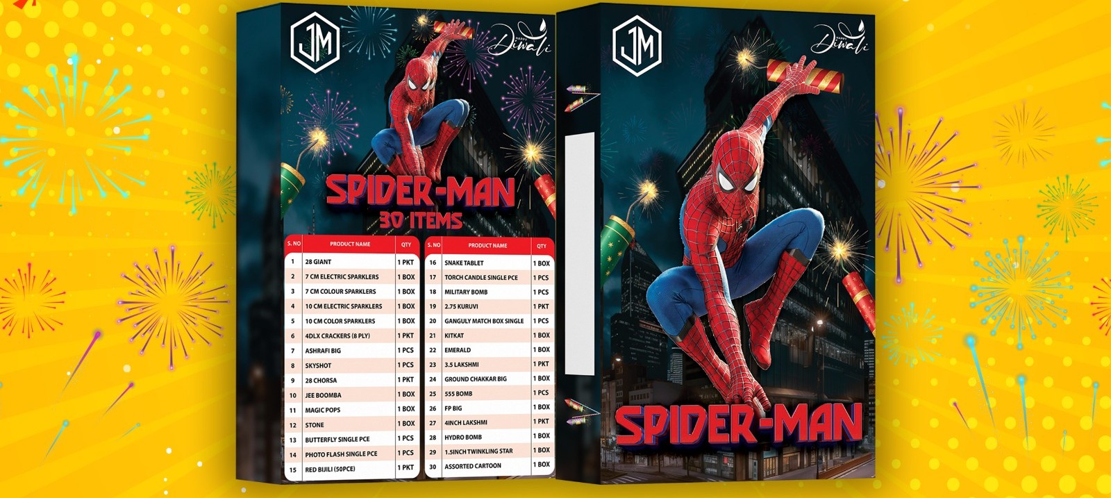 SPIDERMAN 30 ITEMS