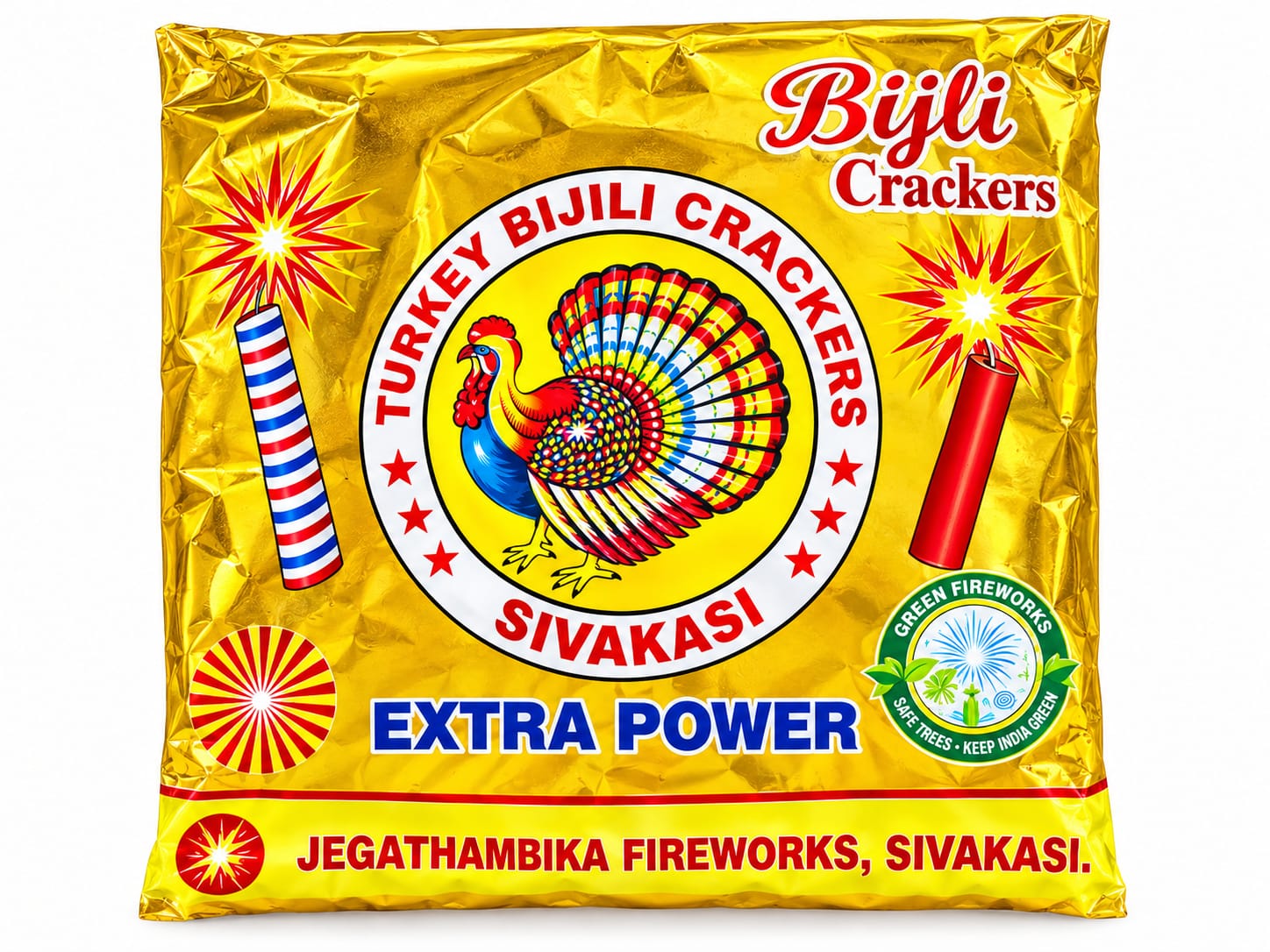 GOLD RED BIJILI 100PCS