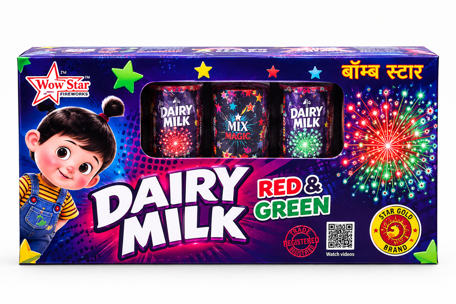 DAIRY MILK RED & GREEN